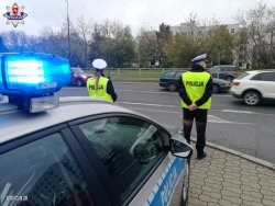 patrol policjantów ruchu drogowego